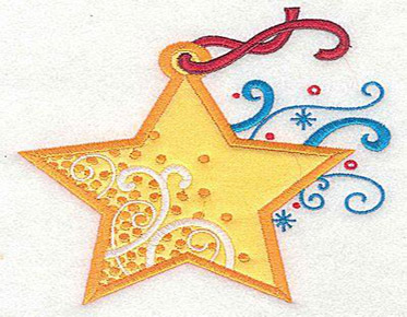 Embroidery Digitizing Star Design
